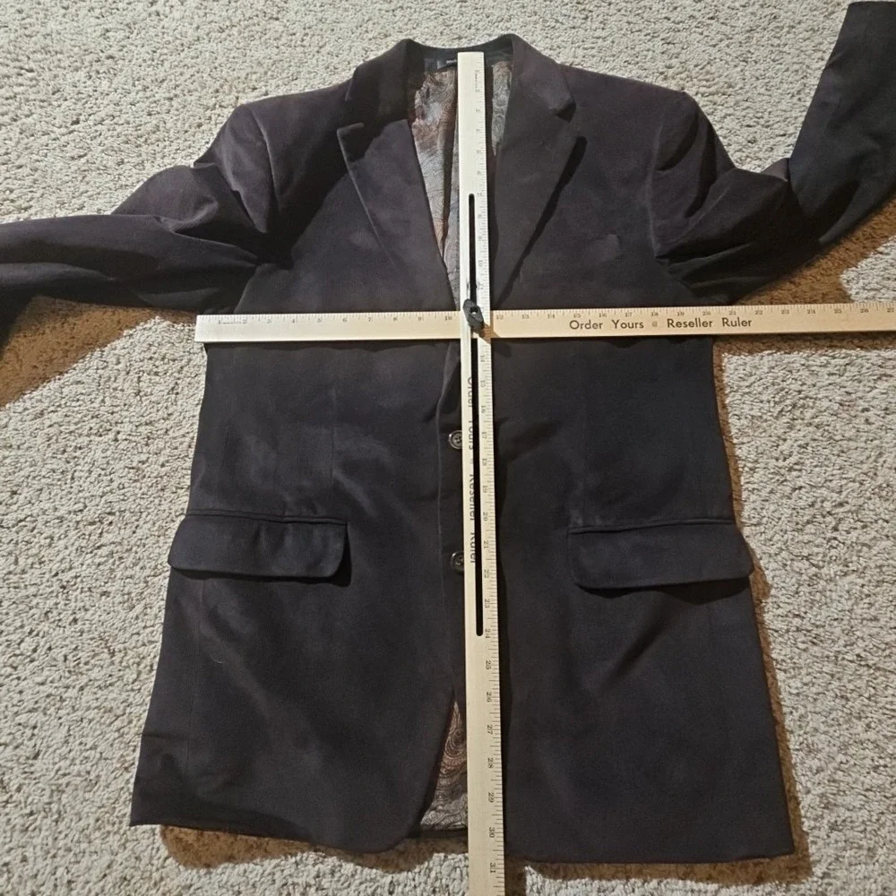 Lauren Ralph Lauren Blazer Men's 40R Corduroy Brown Sport Coat Jacket See Measur